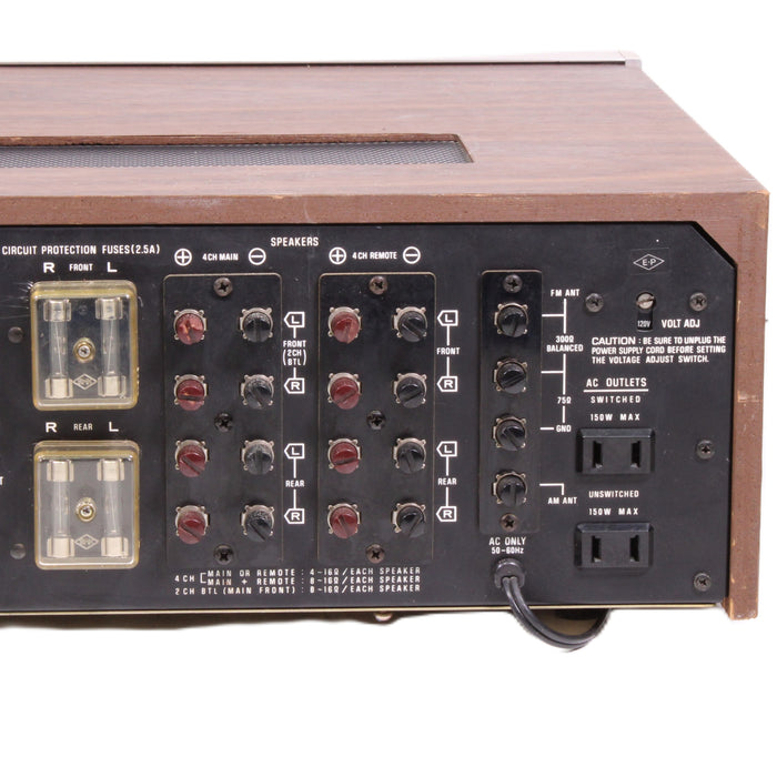 Technics SA-7300X 4-Channel Stereo Receiver Silver Face Quadraphonic with Phono-Audio & Video Receivers-SpenCertified-vintage-refurbished-electronics