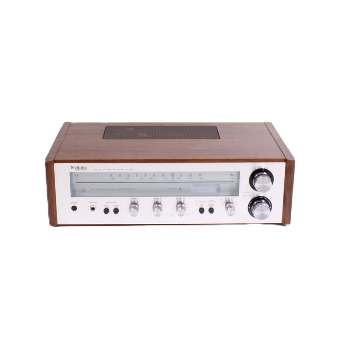Technics SA-80 AM/FM Stereo Receiver Silver Face with Phono-Audio & Video Receivers-SpenCertified-vintage-refurbished-electronics