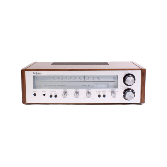 Technics SA-80 AM/FM Stereo Receiver Silver Face with Phono-Audio & Video Receivers-SpenCertified-vintage-refurbished-electronics