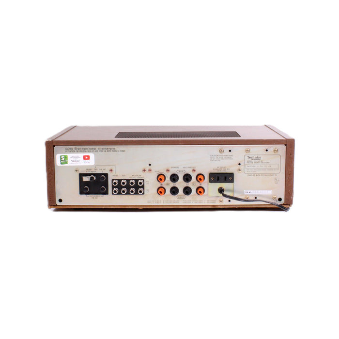 Technics SA-80 AM/FM Stereo Receiver Silver Face with Phono-Audio & Video Receivers-SpenCertified-vintage-refurbished-electronics