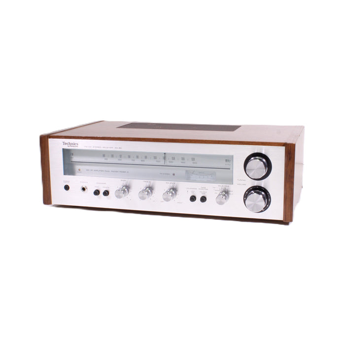 Technics SA-80 AM/FM Stereo Receiver Silver Face with Phono-Audio & Video Receivers-SpenCertified-vintage-refurbished-electronics