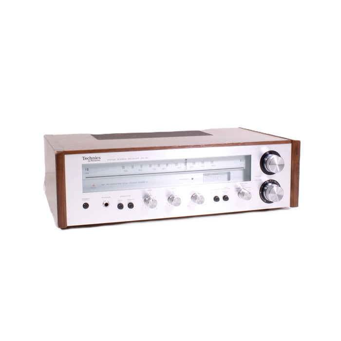 Technics SA-80 AM/FM Stereo Receiver Silver Face with Phono-Audio & Video Receivers-SpenCertified-vintage-refurbished-electronics