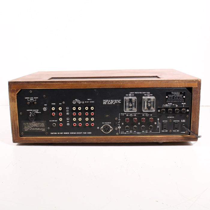 Technics SA-8000X CD-4 AM FM 4-Channel Receiver (1974) (AS IS)-Audio & Video Receivers-SpenCertified-vintage-refurbished-electronics