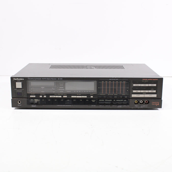 Technics SA-949 Vintage AM FM Stereo Receiver (1986) (NO REMOTE) (AS IS)-Audio & Video Receivers-SpenCertified-vintage-refurbished-electronics