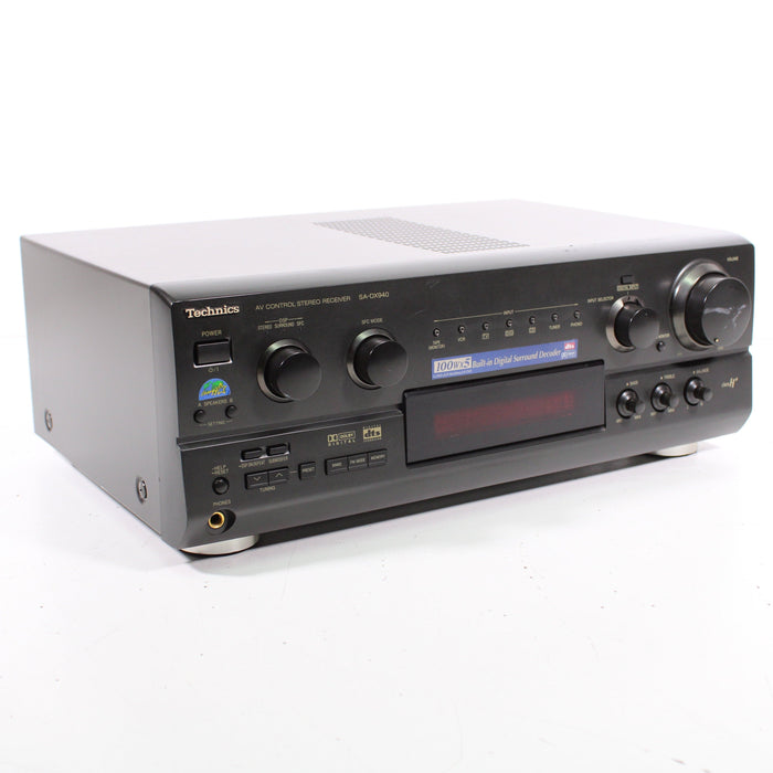 Technics SA-DX940 AV Control Stereo Receiver (NO REMOTE) (1999)-Audio & Video Receivers-SpenCertified-vintage-refurbished-electronics