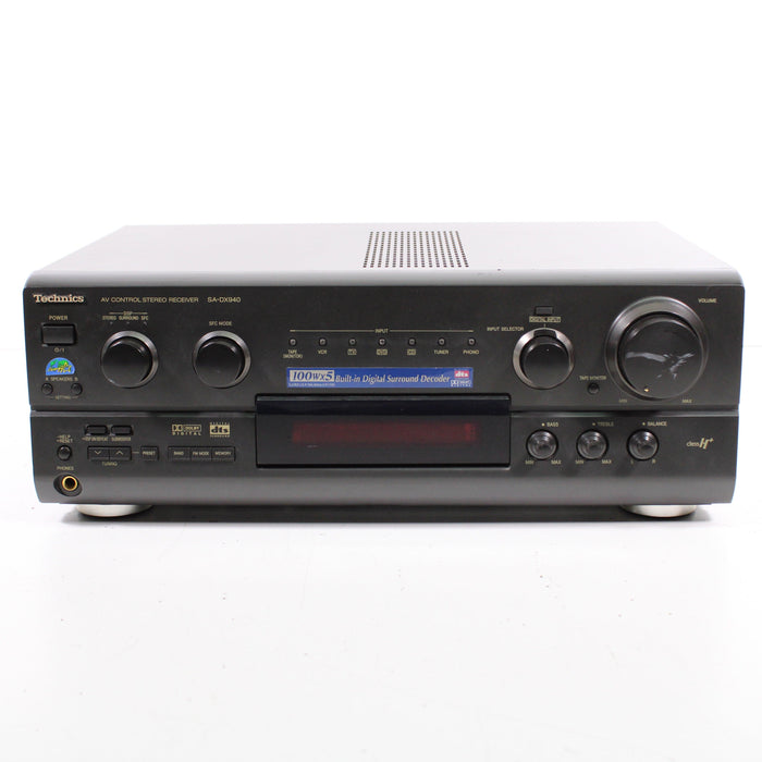 Technics SA-DX940 AV Control Stereo Receiver (NO REMOTE) (1999)-Audio & Video Receivers-SpenCertified-vintage-refurbished-electronics