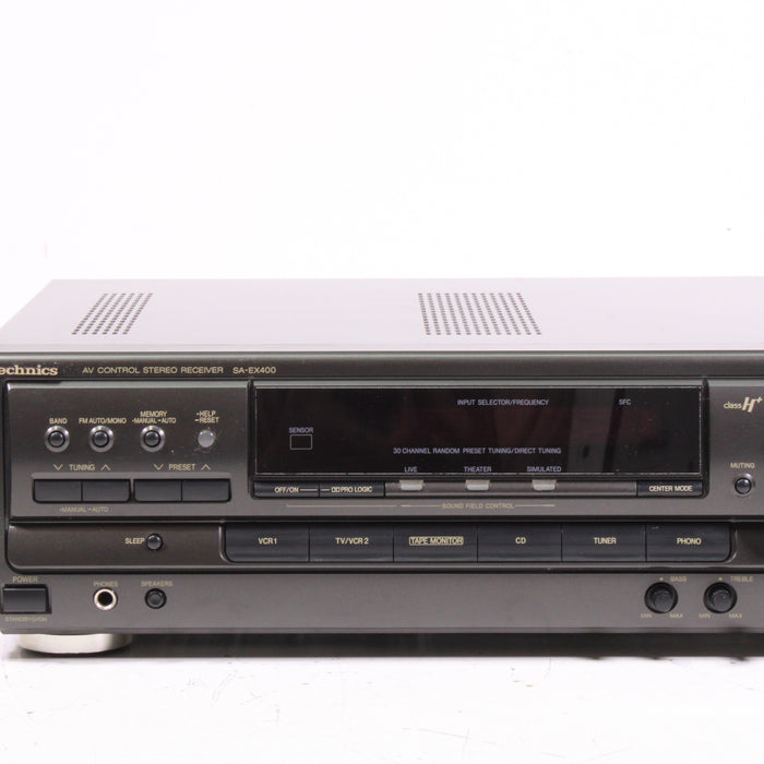 Technics SA-EX400 AV Control Stereo Receiver (1996)-Audio Receivers-SpenCertified-vintage-refurbished-electronics