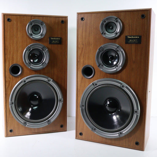 Technics SB-CR77 Vintage 3-Way Speaker System Pair 8 Ohms 200 Watts-Speakers-SpenCertified-vintage-refurbished-electronics