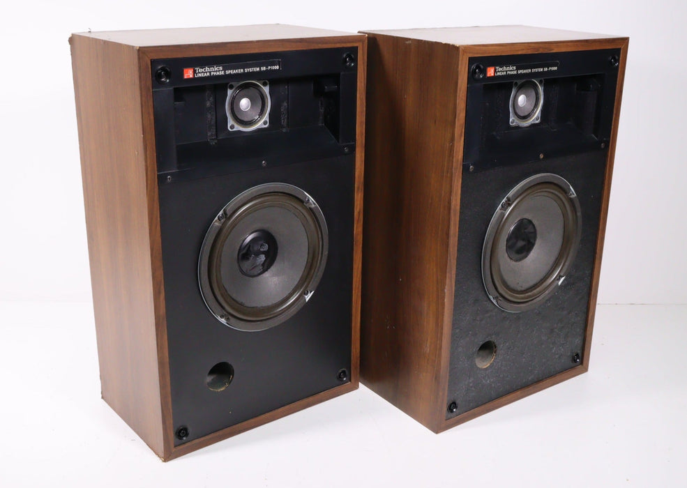 Technics SB-P1000 Linear Phase 2-Way Speaker Pair-Speakers-SpenCertified-vintage-refurbished-electronics