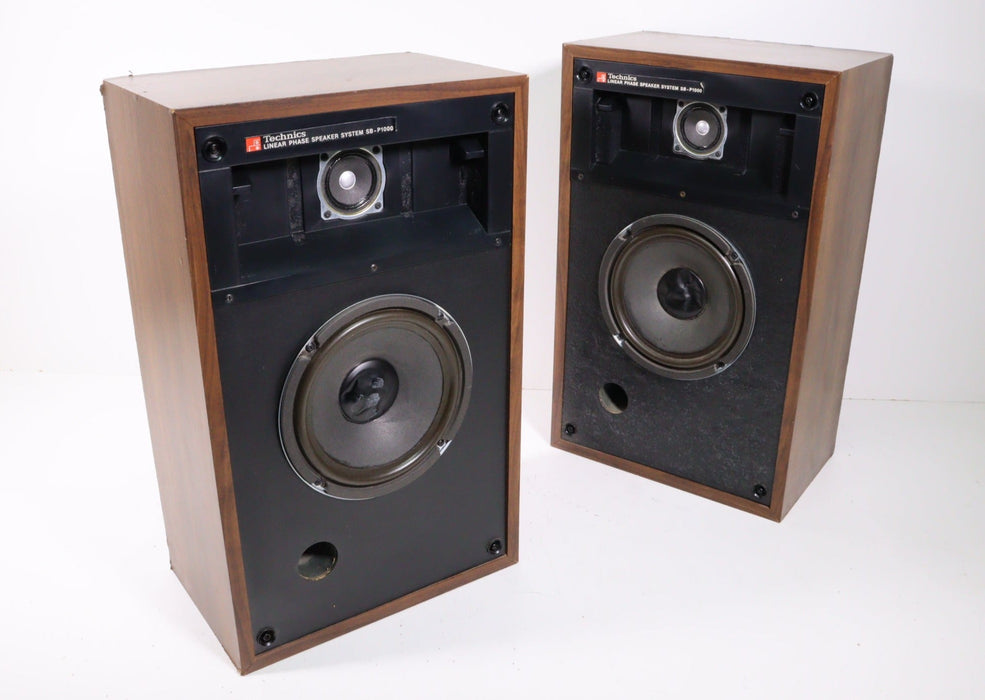 Technics SB-P1000 Linear Phase 2-Way Speaker Pair-Speakers-SpenCertified-vintage-refurbished-electronics