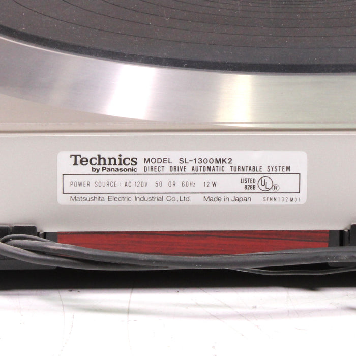 Technics SL-1300MK2 Direct Drive Automatic Turntable System High-Quality!-Turntables & Record Players-SpenCertified-vintage-refurbished-electronics