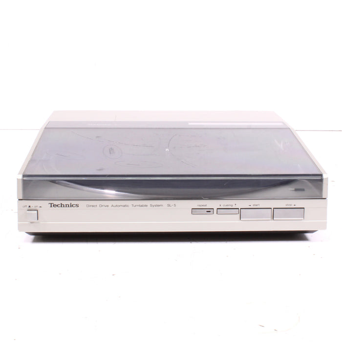 Technics SL-5 Direct-Drive Fully-Automatic Turntable System (1982)-Turntables & Record Players-SpenCertified-vintage-refurbished-electronics
