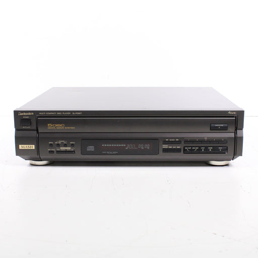 Technics SL-PD607 5-Disc Multi Compact Disc Player (1991)-CD Players & Recorders-SpenCertified-vintage-refurbished-electronics