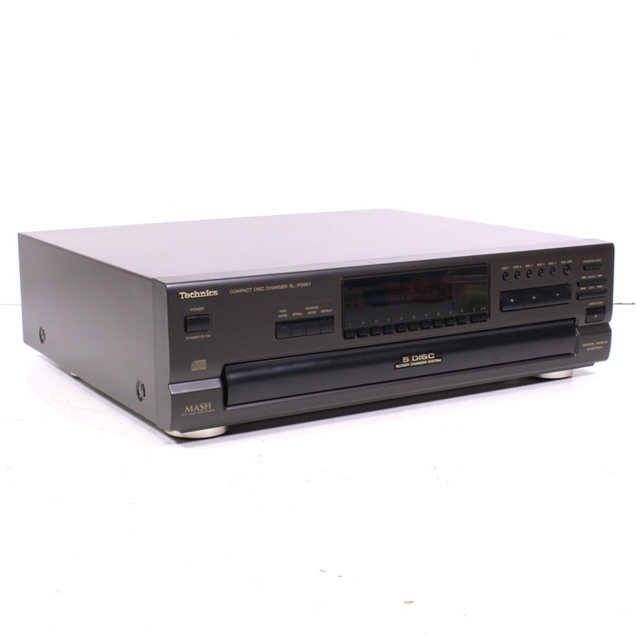 Technics SL-PD667 5-Disc Carousel CD Changer with Multi Stage Noise Shaping (1994)-CD Players & Recorders-SpenCertified-vintage-refurbished-electronics