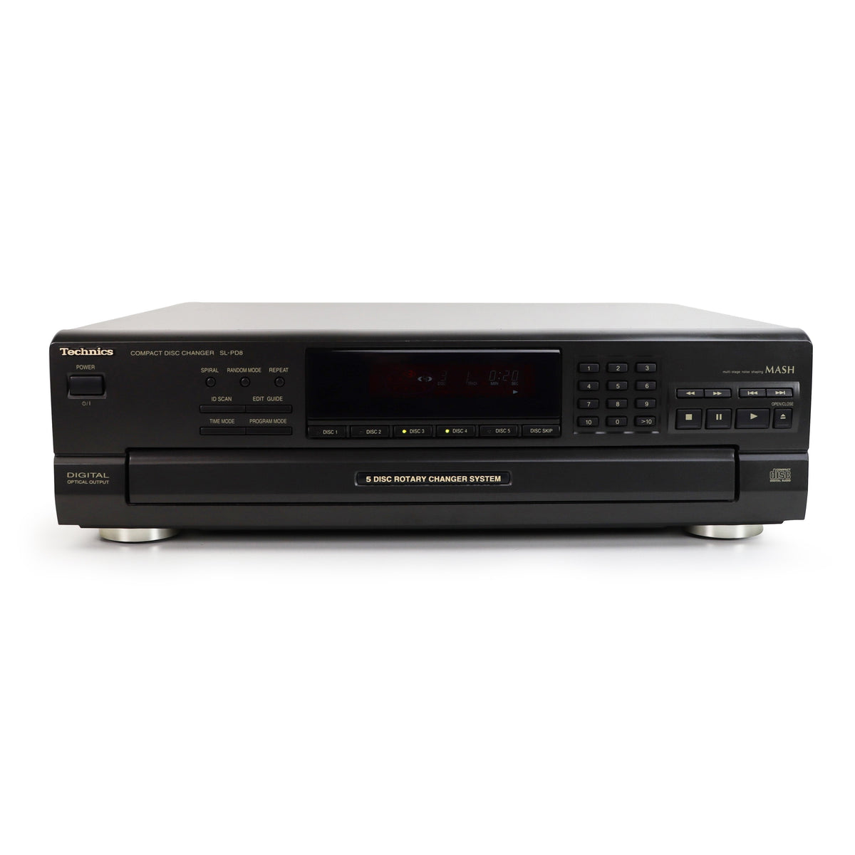 Technics 5 Disc Rotary Change System Carousel CD Player in Black outlets Model SL-PD787