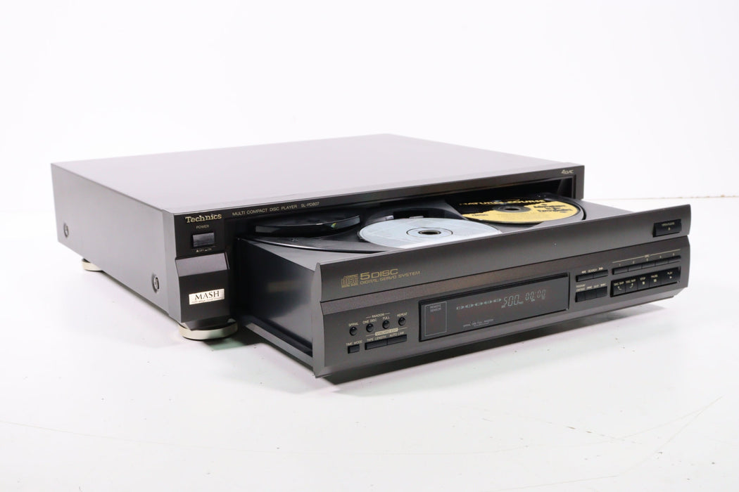 Technics SL-PD807 5-Disc CD Changer Player Digital Servo System-CD Players & Recorders-SpenCertified-vintage-refurbished-electronics