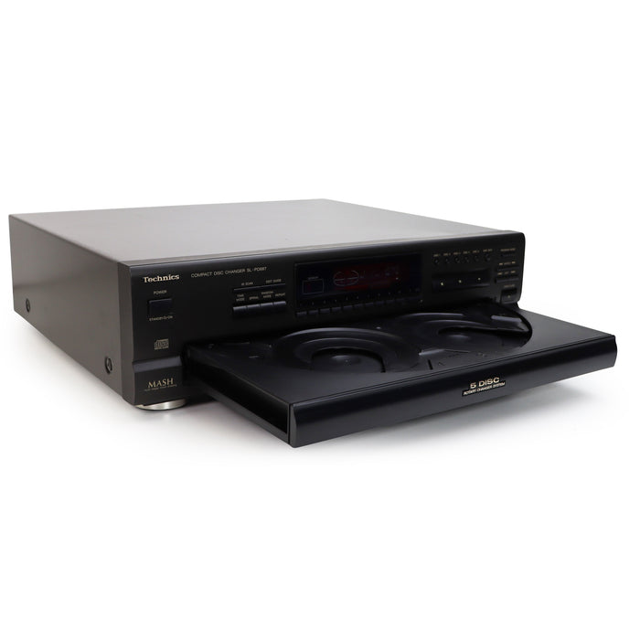 Technics SL-PD887 5 Disc CD Changer / Player w/ MASH Multi-Stage Noise Shaping (EXTREMELY RELIABLE)-Electronics-SpenCertified-refurbished-vintage-electonics