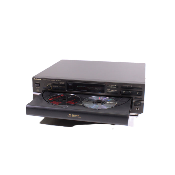 Technics SL-PD947 5-Disc CD Changer MASH 1-Bit DAC Pitch Control (1993)-Electronics-SpenCertified-vintage-refurbished-electronics