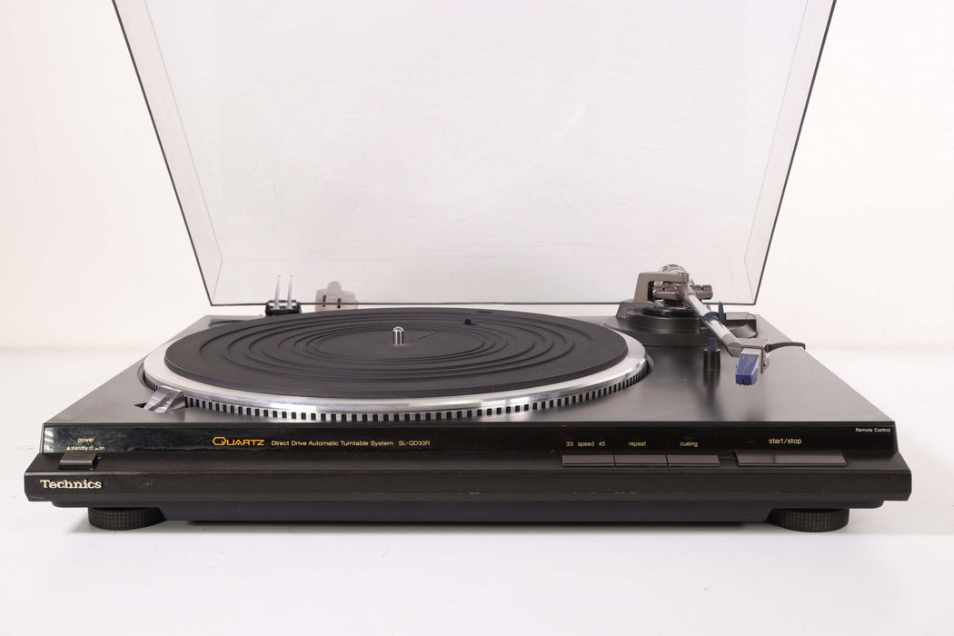 Technics SL-QD33R Quartz Direct Drive Automatic Turntable System-Turntables & Record Players-SpenCertified-vintage-refurbished-electronics