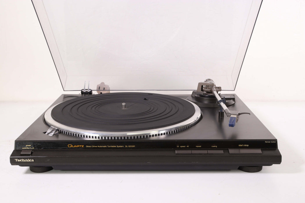 Technics SL-QD33R Quartz Direct Drive Automatic Turntable System-Turntables & Record Players-SpenCertified-vintage-refurbished-electronics