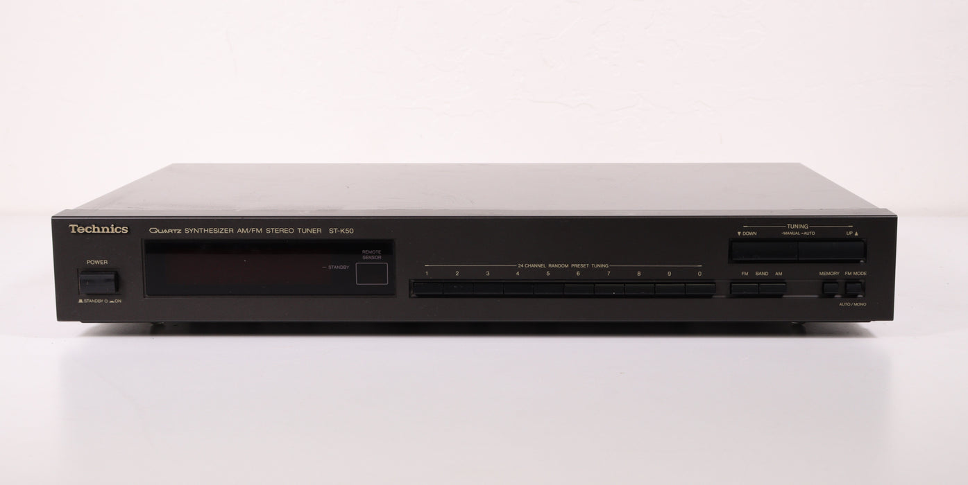 Technics Quartz Synthesizer AM/FM Stereo Tuner (ST-K50)-Electronics-SpenCertified-vintage-refurbished-electronics