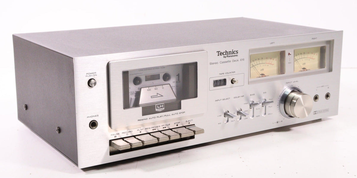 Technics by Panasonic RS-616 Single Stereo Cassette Deck