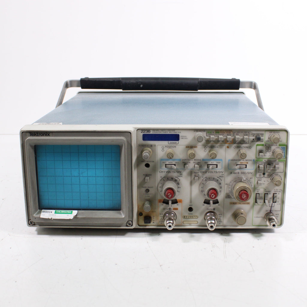 Tektronix 2236 100 MHz Oscilloscope Analog Multi-Mode Storage Mainfram