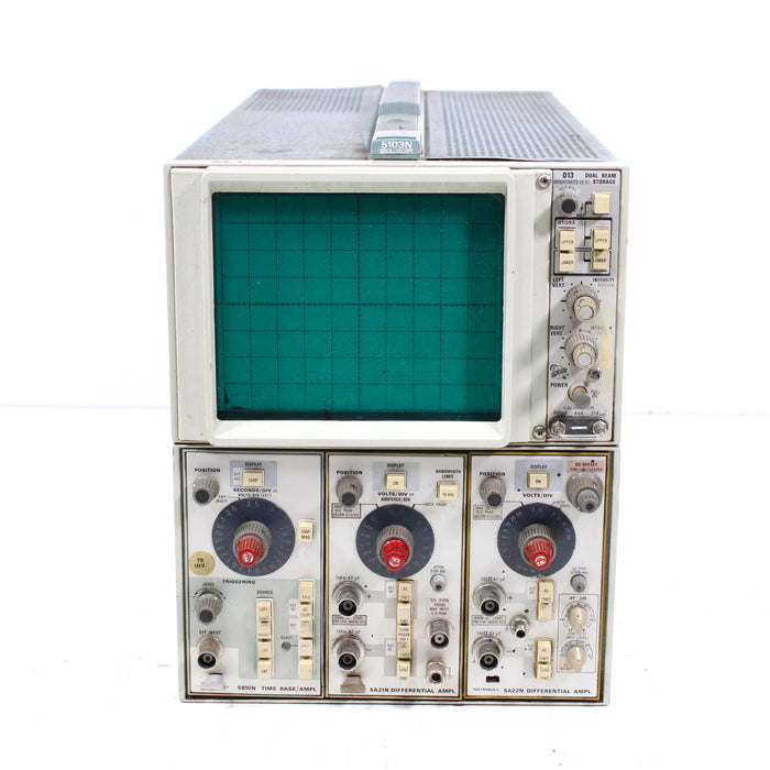 Tektronix 5103N Oscilloscope 300 MHz 4-Channel Analog Storage Mainframe (AS IS)-Electronics-SpenCertified-vintage-refurbished-electronics