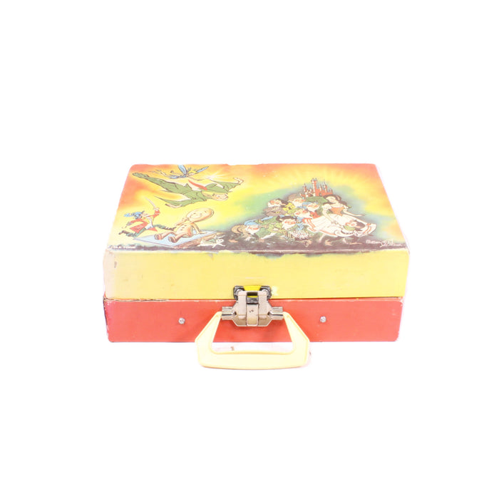 Tele-Tone 74740 Kids Peter Pan Portable Record Player 33/45 RPM with Box & 3 Records-Turntables & Record Players-SpenCertified-vintage-refurbished-electronics