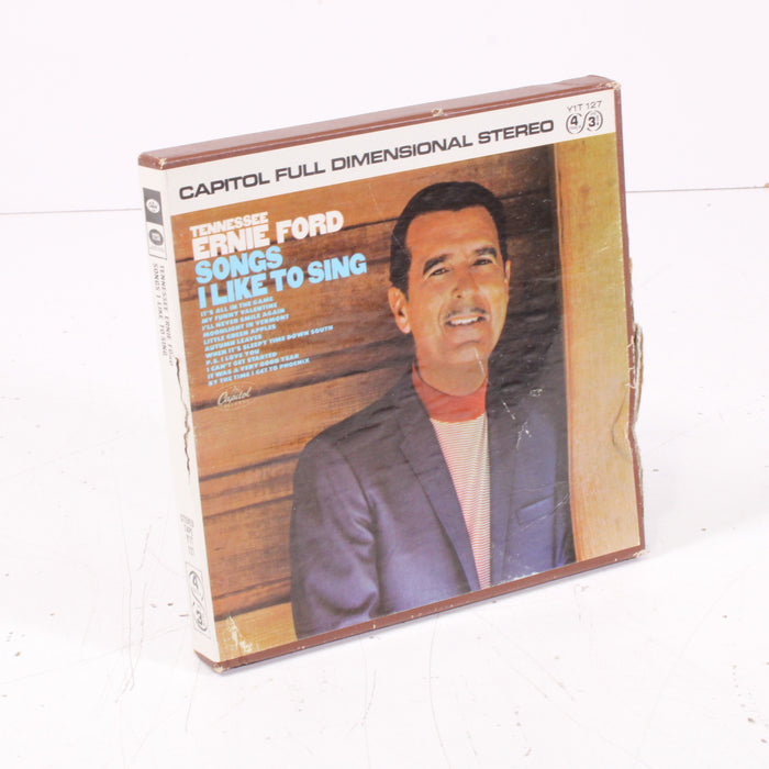 Tennessee Ernie Ford – Songs I Like to Sing Reel to Reel Tape 7" 1/4" 7½ IPS Capitol Records-Reel-to-Reel Tape-SpenCertified-vintage-refurbished-electronics