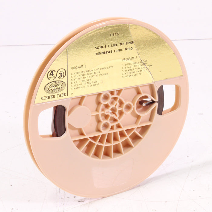 Tennessee Ernie Ford – Songs I Like to Sing Reel to Reel Tape 7" 1/4" 7½ IPS Capitol Records-Reel-to-Reel Tape-SpenCertified-vintage-refurbished-electronics