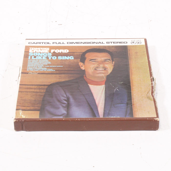 Tennessee Ernie Ford – Songs I Like to Sing Reel to Reel Tape 7" 1/4" 7½ IPS Capitol Records-Reel-to-Reel Tape-SpenCertified-vintage-refurbished-electronics