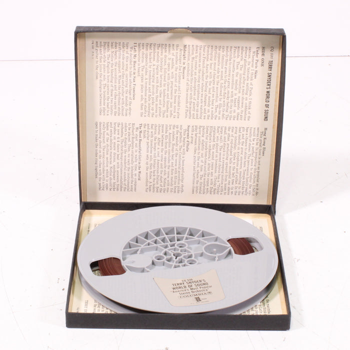 Terry Snyder’s World of Sound – “America’s Most Popular Stereo Orchestra” Reel to Reel Tape 7" 1/4" 7½ IPS Command Records-Reel-to-Reel Tape-SpenCertified-vintage-refurbished-electronics