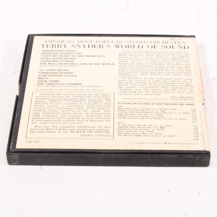 Terry Snyder’s World of Sound – “America’s Most Popular Stereo Orchestra” Reel to Reel Tape 7" 1/4" 7½ IPS Command Records-Reel-to-Reel Tape-SpenCertified-vintage-refurbished-electronics