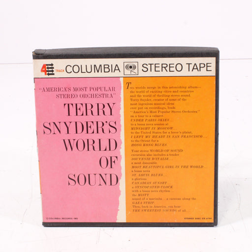 Terry Snyder’s World of Sound – “America’s Most Popular Stereo Orchestra” Reel to Reel Tape 7" 1/4" 7½ IPS Command Records-Reel-to-Reel Tape-SpenCertified-vintage-refurbished-electronics