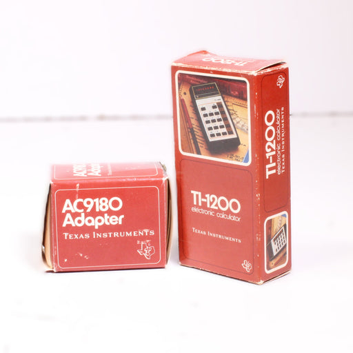 Texas Instruments TI-1200 Calculator w/ AC9180 Power Adapter LED Display Vintage (ORIGINAL BOX)-SpenCertified-vintage-refurbished-electronics