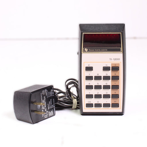 Texas Instruments TI-1200 Calculator w/ AC9180 Power Adapter LED Display Vintage (ORIGINAL BOX)-SpenCertified-vintage-refurbished-electronics