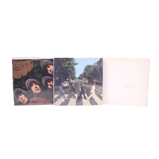 The Beatles Vinyl Record Lot of 3 LP Albums: Abbey Road White Album & Rubber Soul-Records & LPs-SpenCertified-vintage-refurbished-electronics