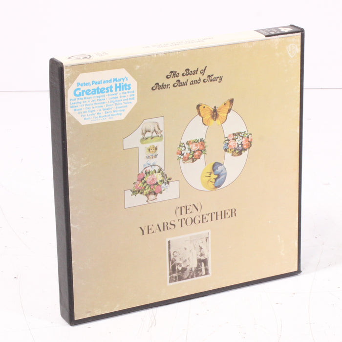 The Best of Peter, Paul and Mary – 10 Years Together – Reel to Reel Tape 7" 1/4" 7½ IPS – Warner Bros. – Folk Revival Classics-Reel-to-Reel Tape-SpenCertified-vintage-refurbished-electronics