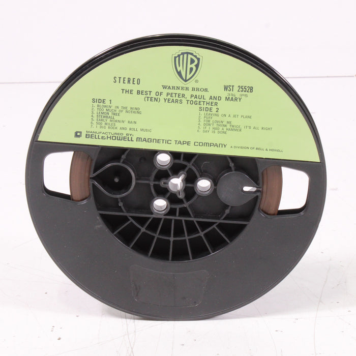 The Best of Peter, Paul and Mary – 10 Years Together – Reel to Reel Tape 7" 1/4" 7½ IPS – Warner Bros. – Folk Revival Classics-Reel-to-Reel Tape-SpenCertified-vintage-refurbished-electronics