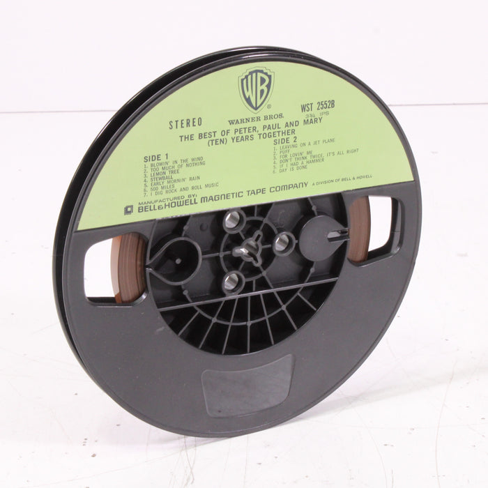 The Best of Peter, Paul and Mary – 10 Years Together – Reel to Reel Tape 7" 1/4" 7½ IPS – Warner Bros. – Folk Revival Classics-Reel-to-Reel Tape-SpenCertified-vintage-refurbished-electronics