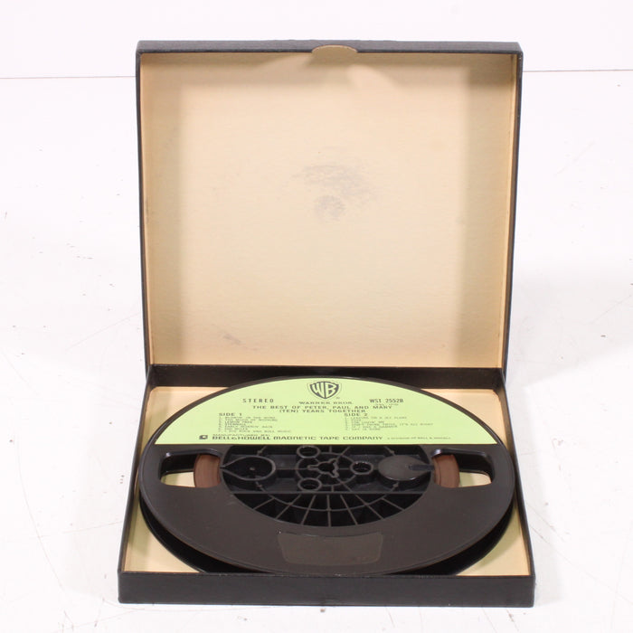 The Best of Peter, Paul and Mary – 10 Years Together – Reel to Reel Tape 7" 1/4" 7½ IPS – Warner Bros. – Folk Revival Classics-Reel-to-Reel Tape-SpenCertified-vintage-refurbished-electronics