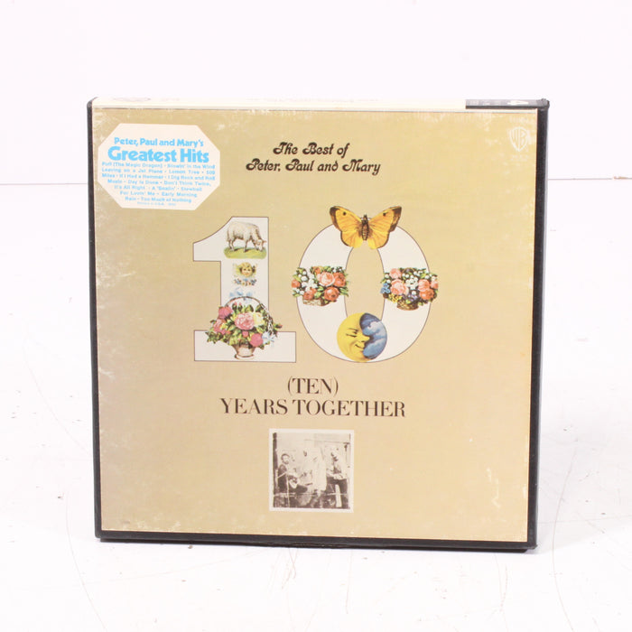 The Best of Peter, Paul and Mary – 10 Years Together – Reel to Reel Tape 7" 1/4" 7½ IPS – Warner Bros. – Folk Revival Classics-Reel-to-Reel Tape-SpenCertified-vintage-refurbished-electronics