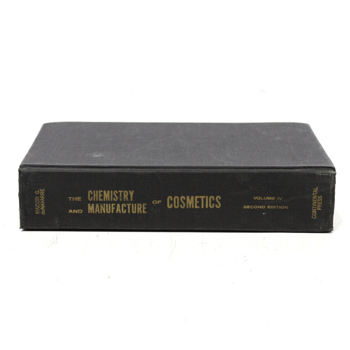 The Chemistry and Manufacture of Cosmetics (Vol. 4, 2nd Ed.) by M. De Navarre Hardback Book (1975)-Books-SpenCertified-vintage-refurbished-electronics