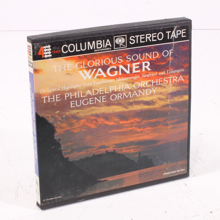 The Glorious Sound of Wagner – Orchestral Highlights from Tannhäuser and more – The Philadelphia Orchestra / Eugene Ormandy Reel to Reel Tape 7" 1/4" 7½ IPS Columbia Stereo Tape-Reel-to-Reel Tape-SpenCertified-vintage-refurbished-electronics