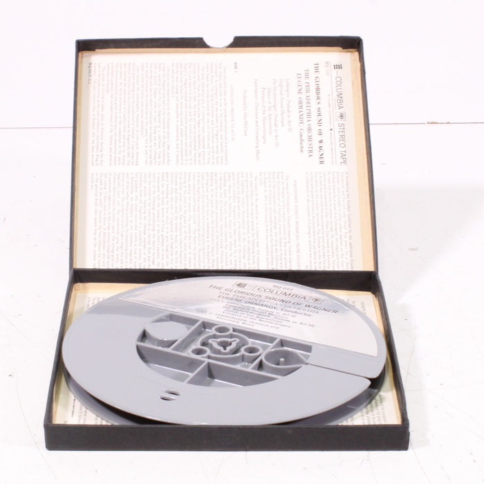 The Glorious Sound of Wagner – Orchestral Highlights from Tannhäuser and more – The Philadelphia Orchestra / Eugene Ormandy Reel to Reel Tape 7" 1/4" 7½ IPS Columbia Stereo Tape-Reel-to-Reel Tape-SpenCertified-vintage-refurbished-electronics