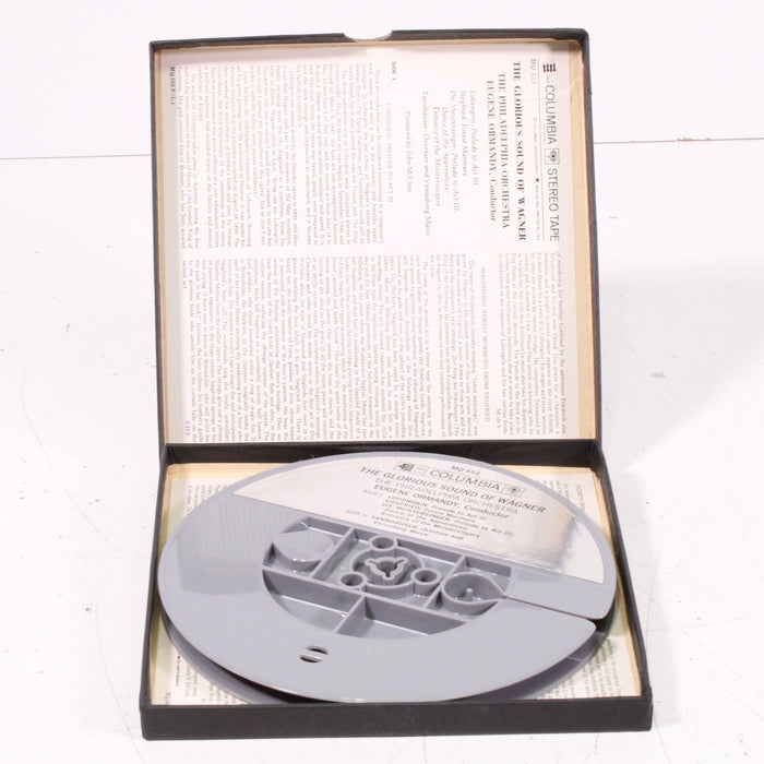 The Glorious Sound of Wagner – Orchestral Highlights from Tannhäuser and more – The Philadelphia Orchestra / Eugene Ormandy Reel to Reel Tape 7" 1/4" 7½ IPS Columbia Stereo Tape-Reel-to-Reel Tape-SpenCertified-vintage-refurbished-electronics