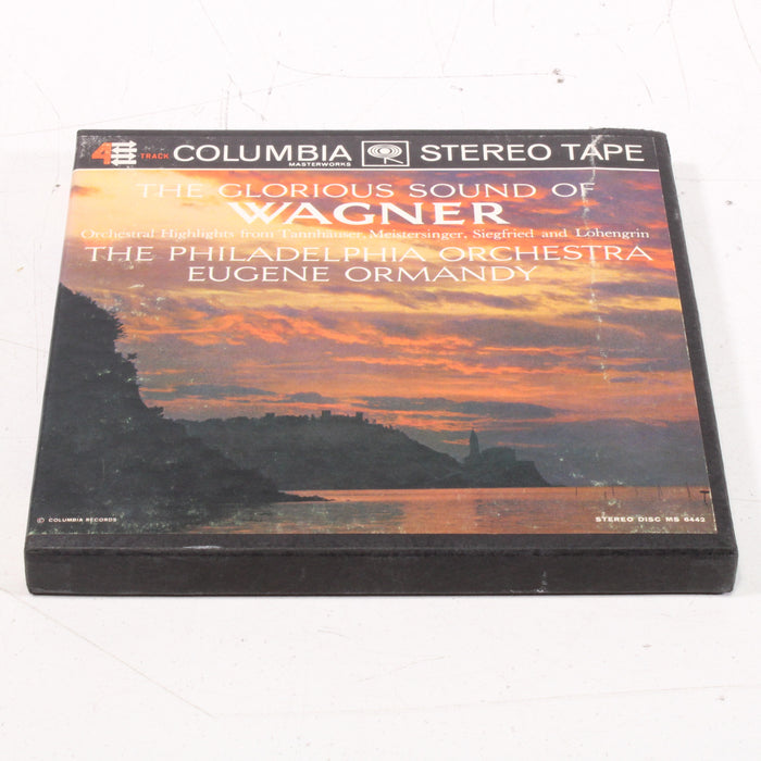 The Glorious Sound of Wagner – Orchestral Highlights from Tannhäuser and more – The Philadelphia Orchestra / Eugene Ormandy Reel to Reel Tape 7" 1/4" 7½ IPS Columbia Stereo Tape-Reel-to-Reel Tape-SpenCertified-vintage-refurbished-electronics