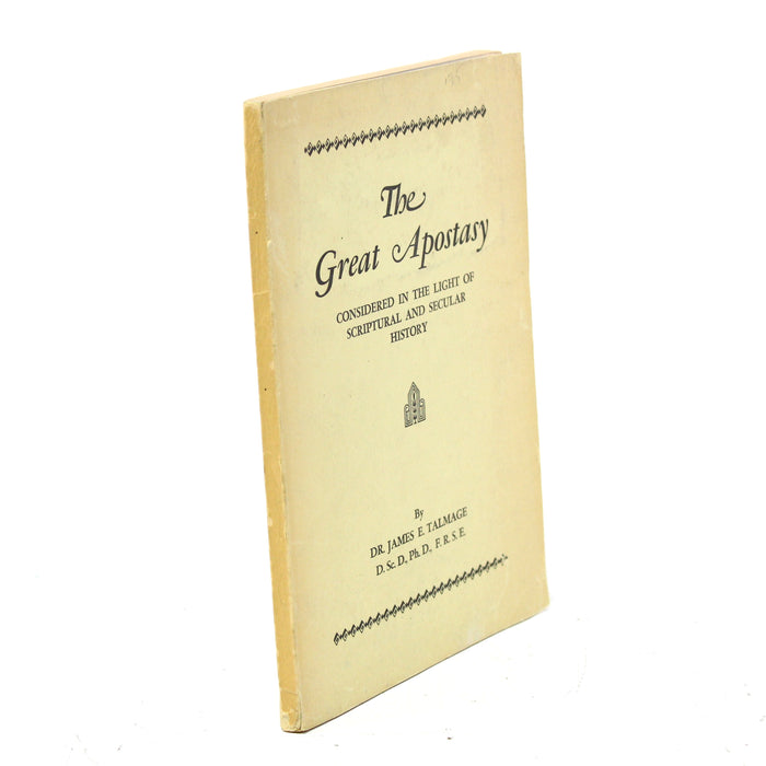 The Great Apostasy by James Edward Talmage Paperback Book Vintage-Books-SpenCertified-vintage-refurbished-electronics