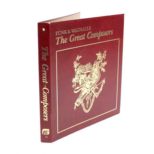 The Great Composers by Funk & Wagnalls Hardcover Book Binder (1985)-Books-SpenCertified-vintage-refurbished-electronics